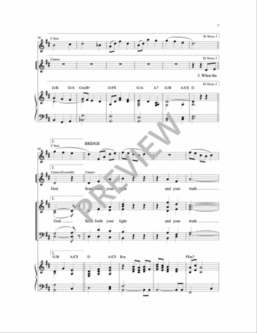 Let Us Go to the Altar of God 4-Part scores gallery preview page 5