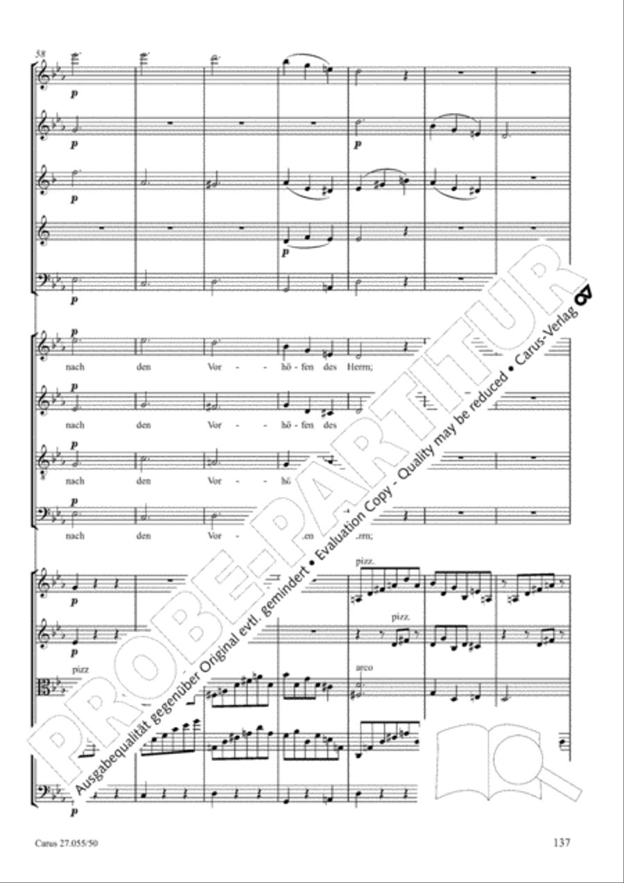 Ein Deutsches Requiem (German Requiem) 4-Part scores gallery preview page 144