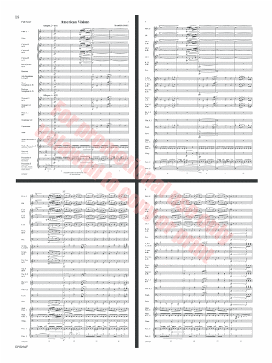 As We Search Concert Band scores gallery preview page 18