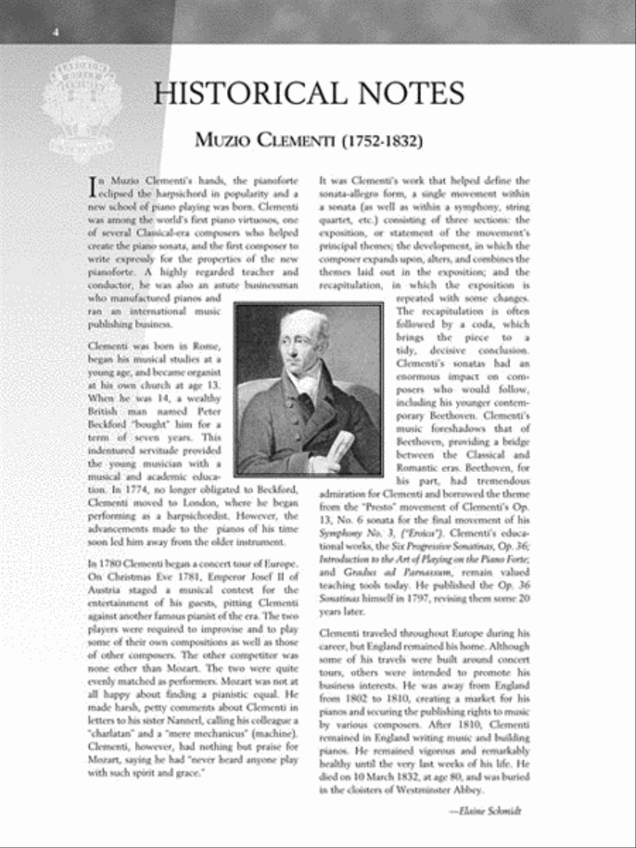 Clementi – Sonatinas, Opus 36 Piano Solo scores gallery preview page 4