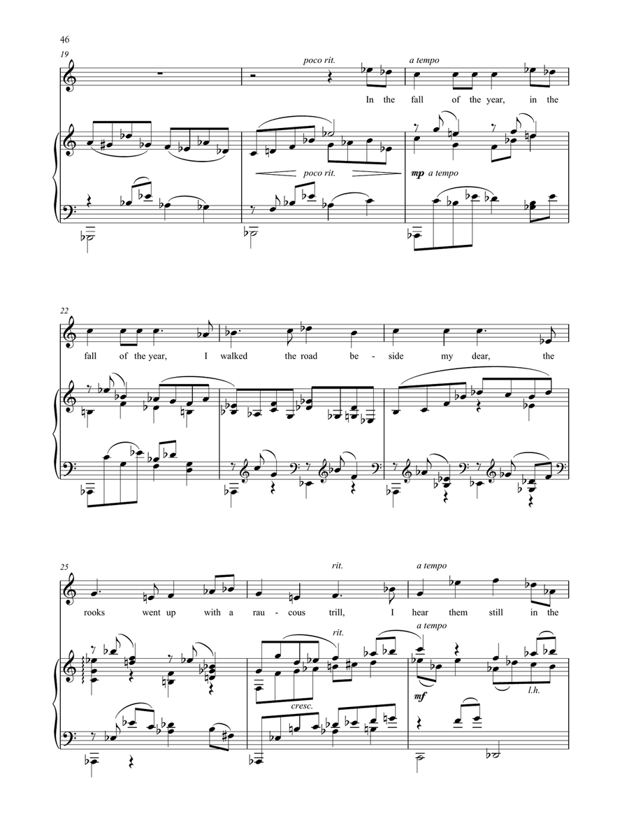 The Spring And The Fall Voice scores gallery preview page 3