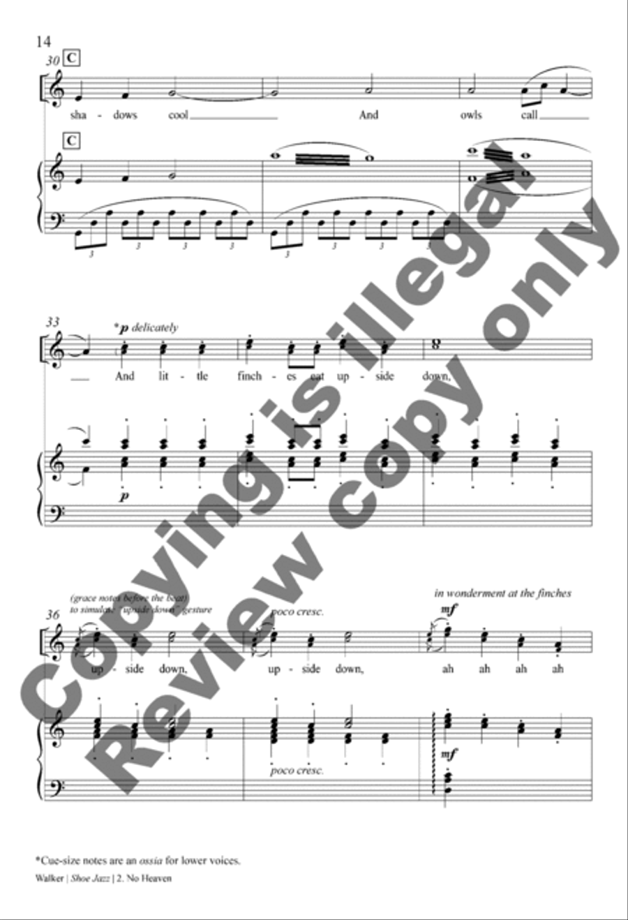 Shoe Jazz (Choral Score) Shoe Jazz (Choral Score) 2-Part scores gallery preview page 15