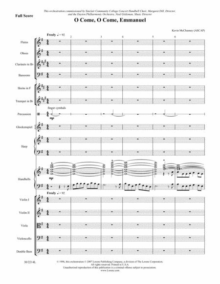 O Come, O Come, Emmanuel - Orchestral Score and Parts