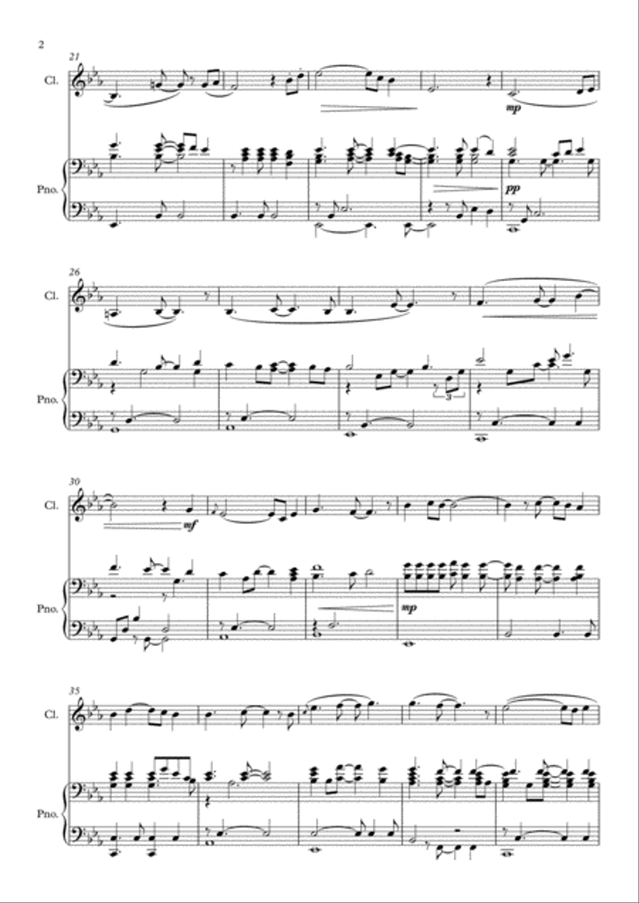 Intermezzo Clarinet Solo scores gallery preview page 2