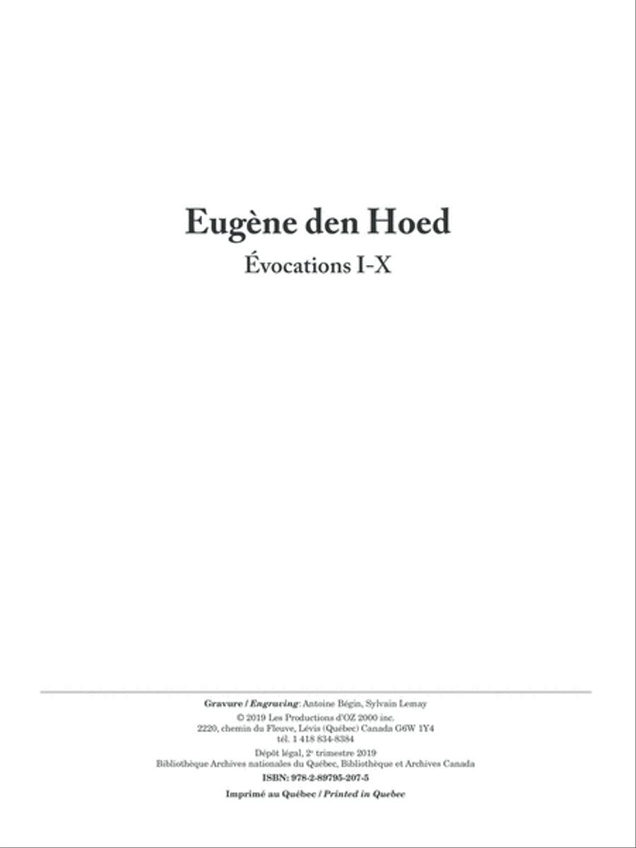 Évocations I-X Classical Guitar scores gallery preview page 1