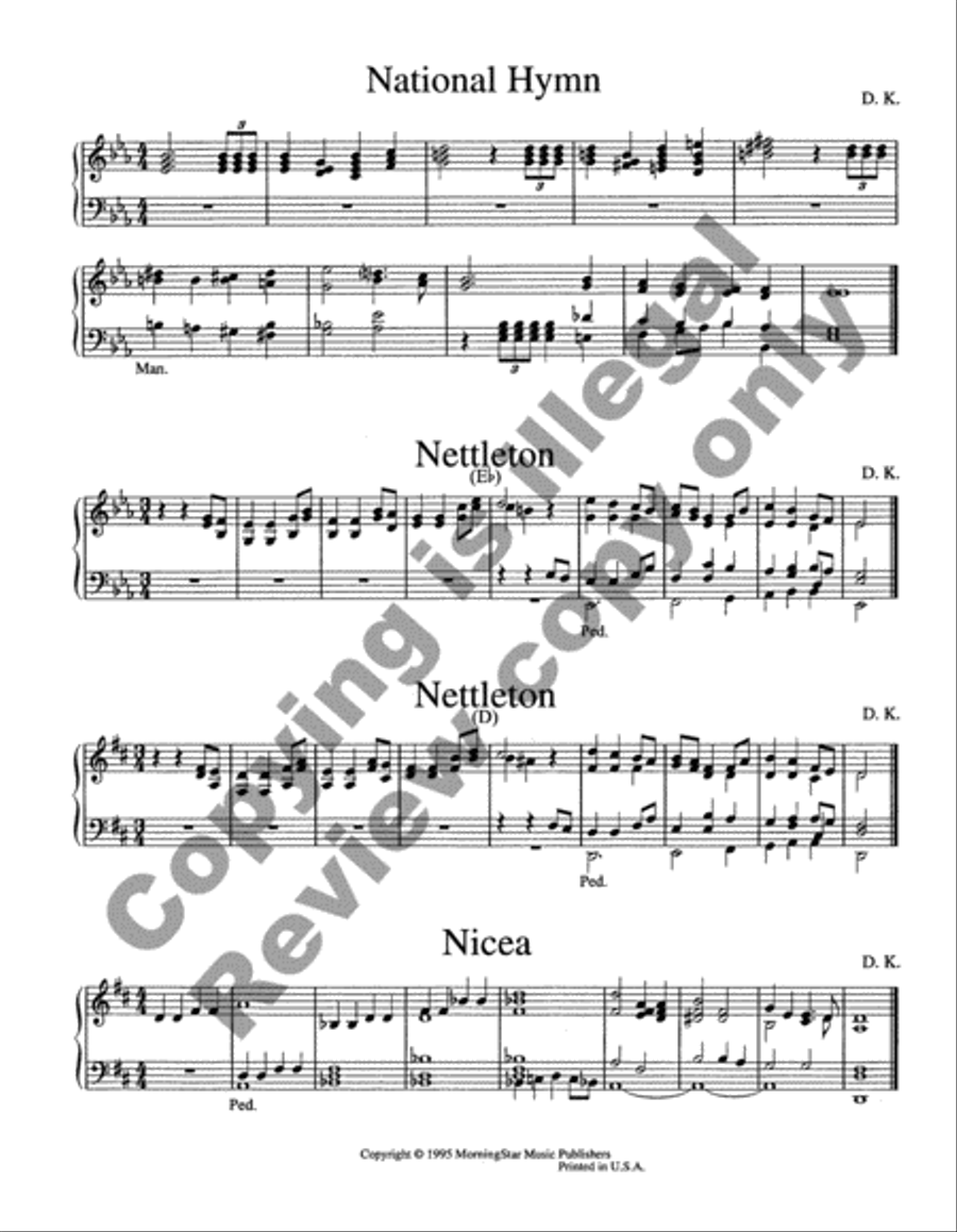 Creative Hymn Introductions Organ scores gallery preview page 9