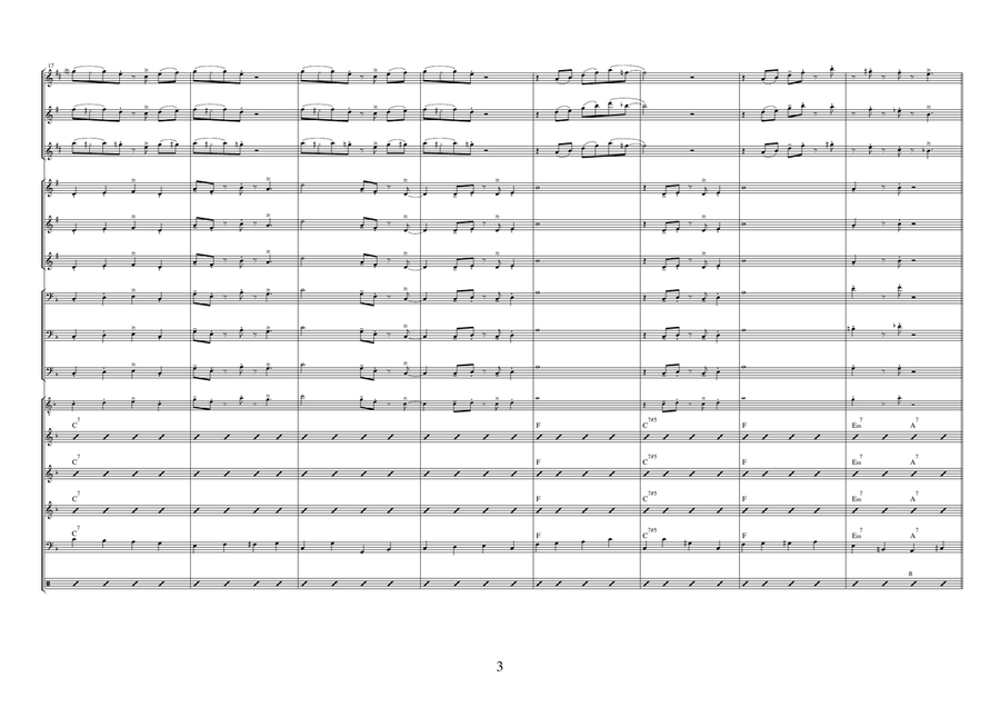 Sweet Georgia Brown Jazz Ensemble scores gallery preview page 3