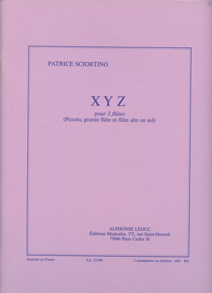 X.y.z. (flutes 3)