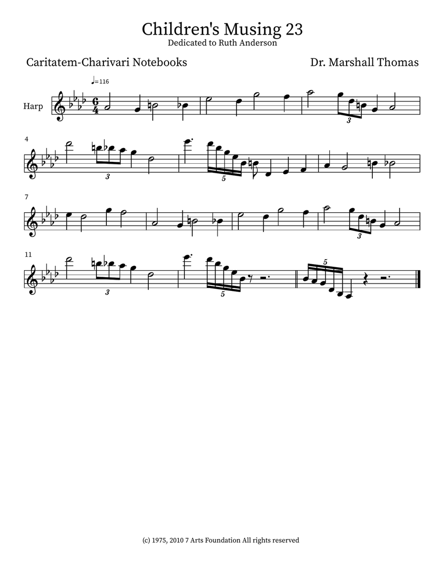 Children's Musing 23 Small Ensemble scores gallery preview page 3
