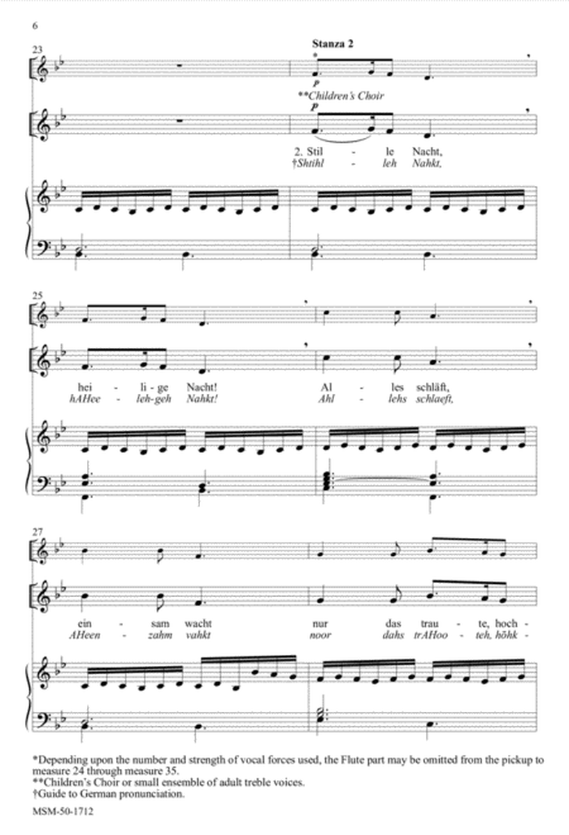Silent Night (Downloadable Choral Score)