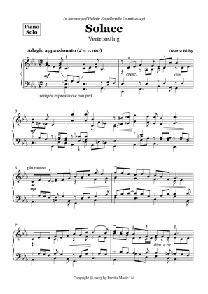 Solace / Vertroosting (Piano Solo Grade 7)