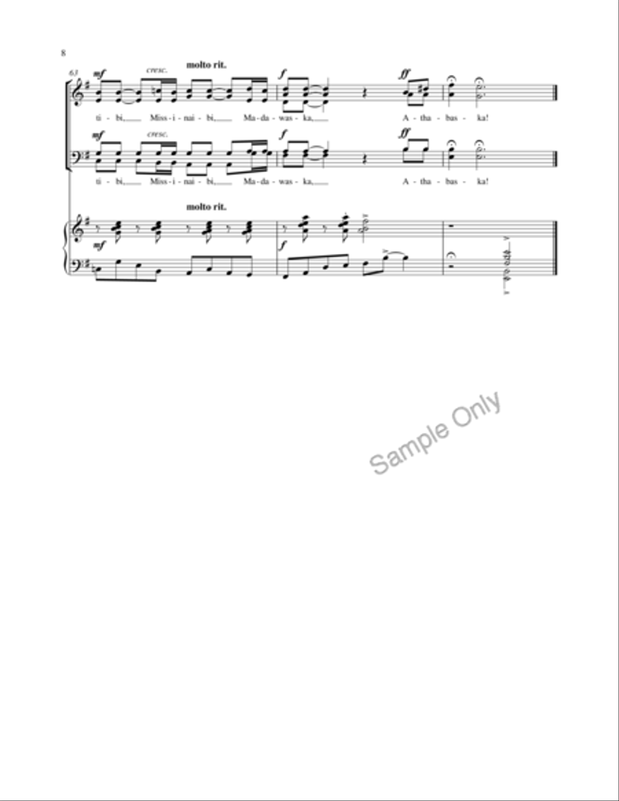 All The Little Rivers All The Little Rivers 4-Part scores gallery preview page 8