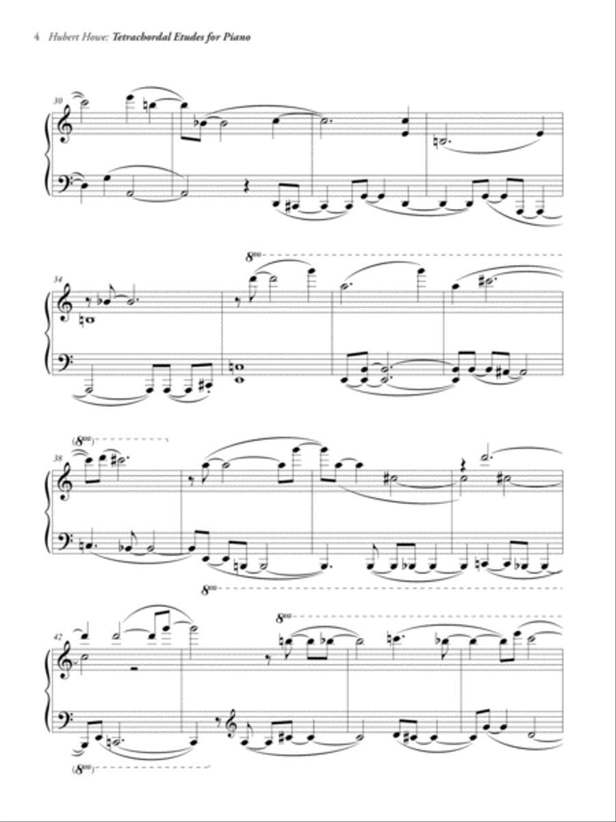 [Howe] Tetrachordal Etudes Piano Method scores gallery preview page 6