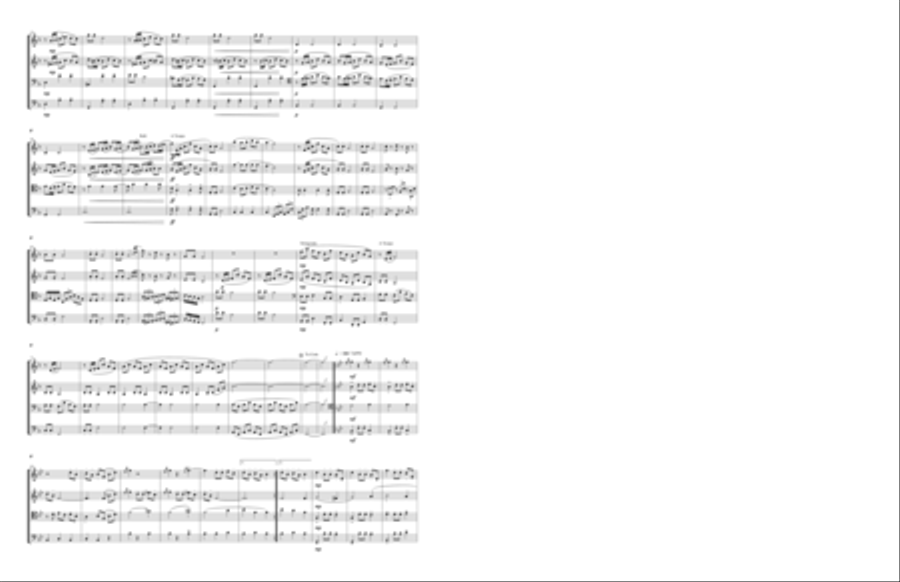 Slavonic Dance No. 4 Brass Quartet scores gallery preview page 3