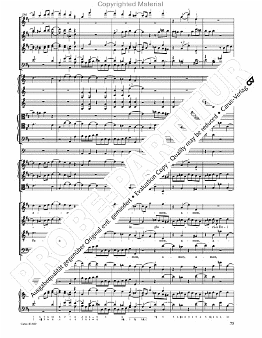 Missa solemnis Missa solemnis 4-Part scores gallery preview page 91