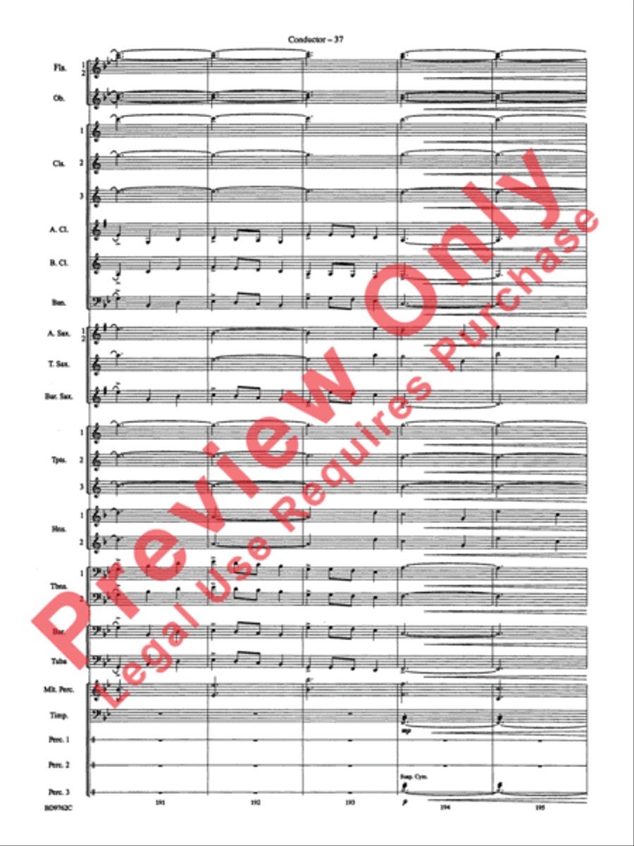 By Loch and Mountain Concert Band scores gallery preview page 40