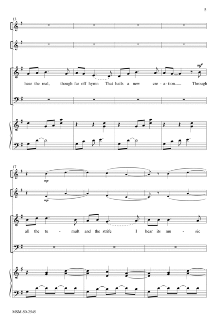 How Can I Keep from Singing 4-Part scores gallery preview page 4