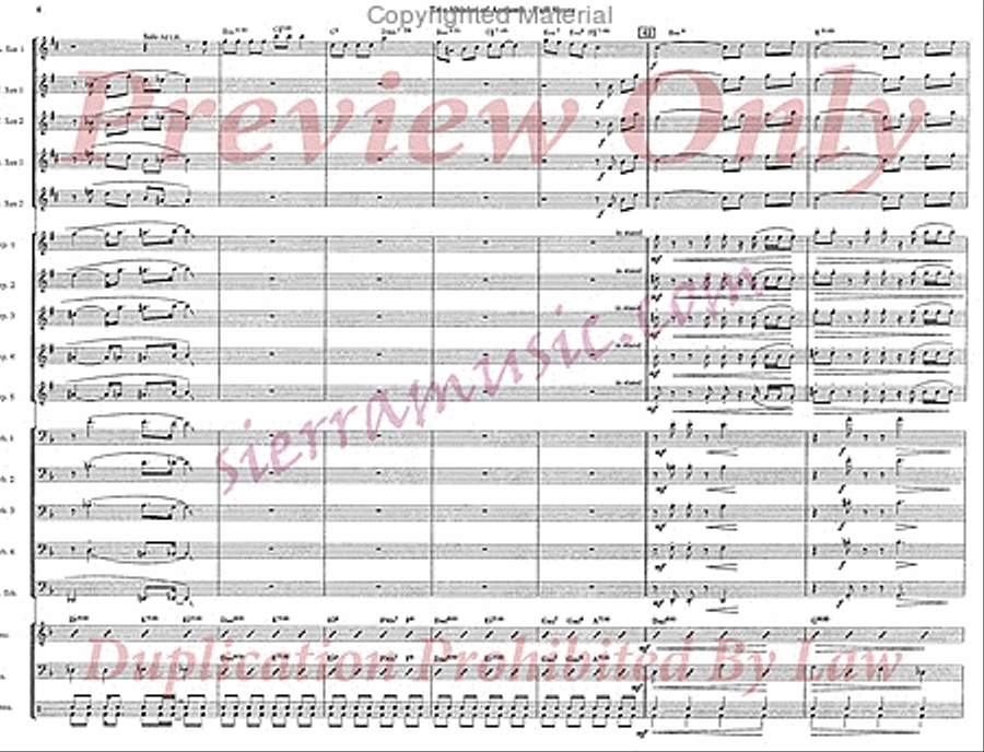 Two Shades Of Autumn Jazz Ensemble scores gallery preview page 7
