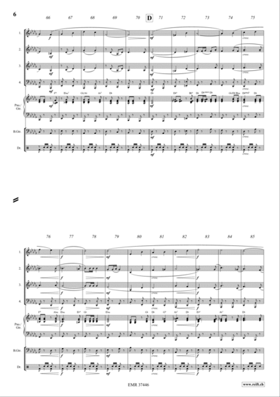 Rayo Del Sol Woodwind Quartet scores gallery preview page 5