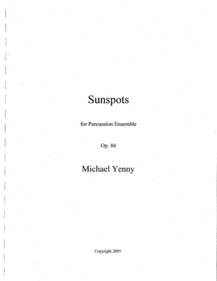 Sunspots, op. 86