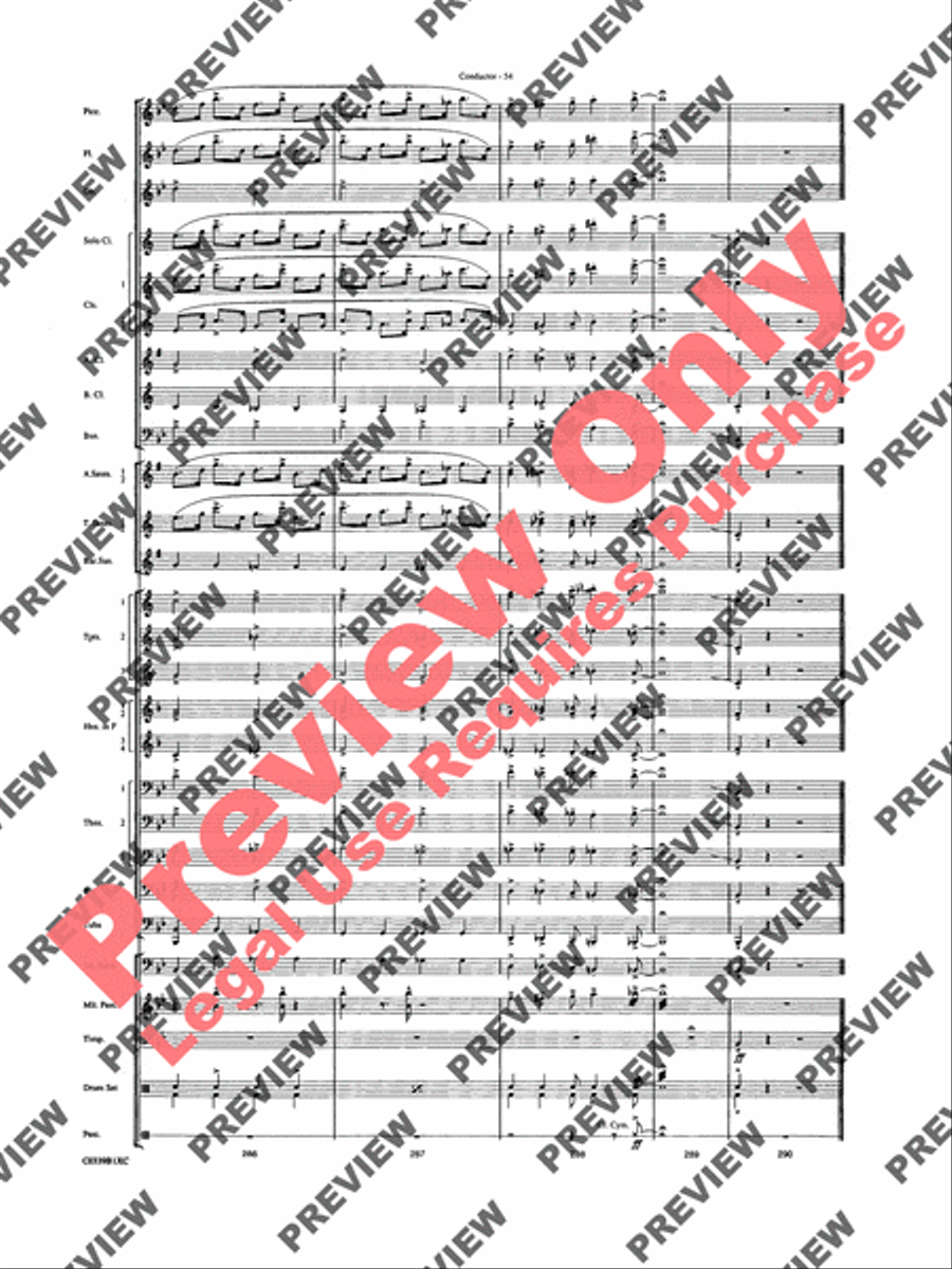 In the Miller Mood Concert Band scores gallery preview page 57