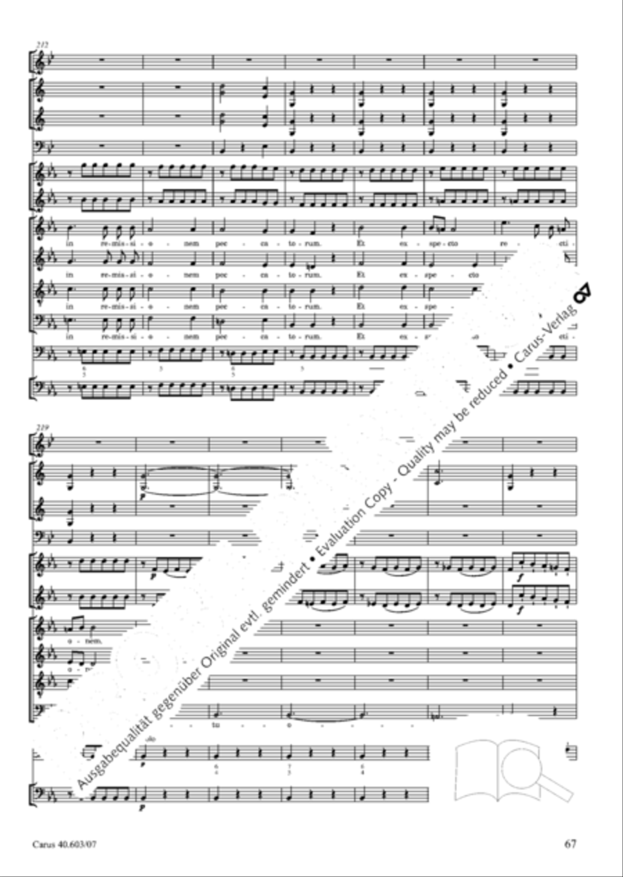 Grosse Orgelsolomesse in Es 4-Part scores gallery preview page 80