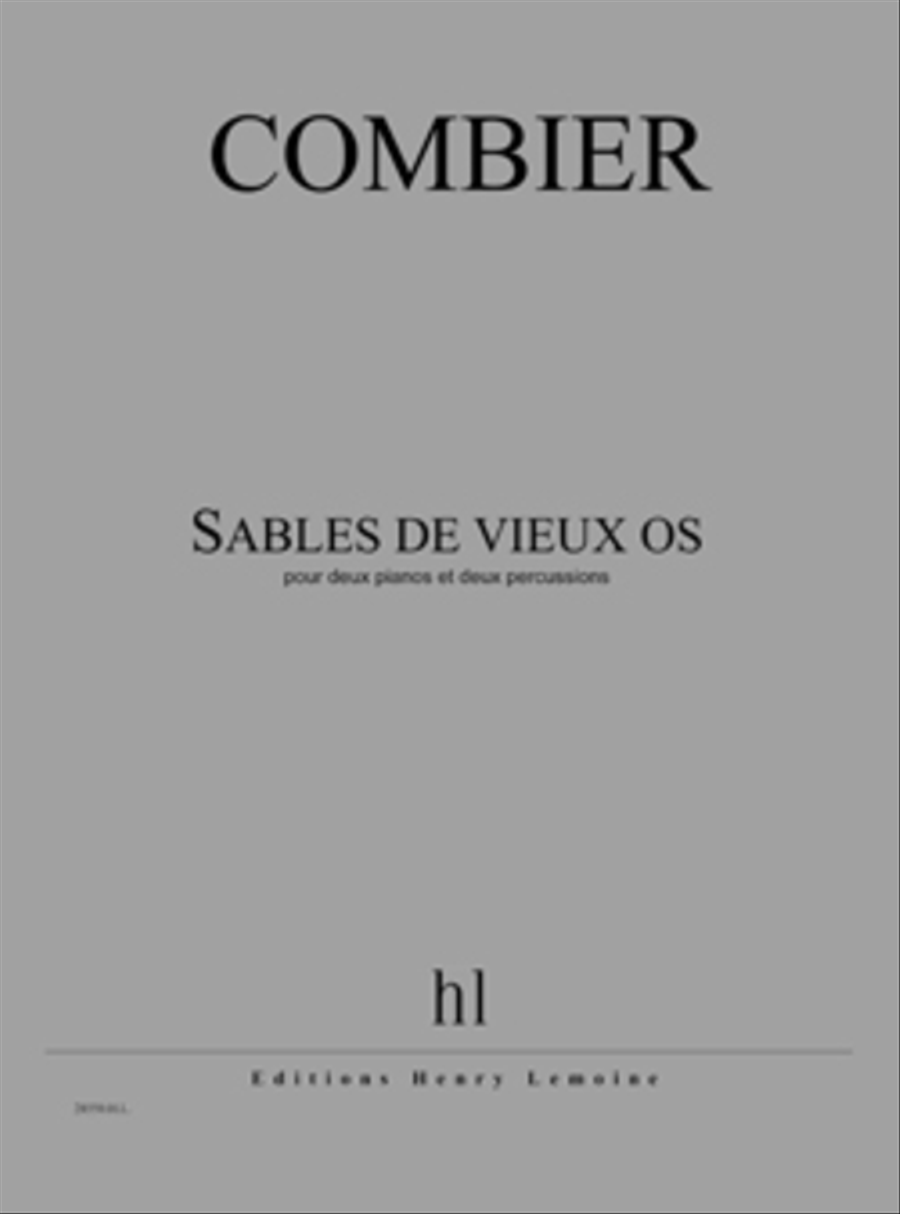 Sables De Vieux Os Piano scores gallery preview page 1