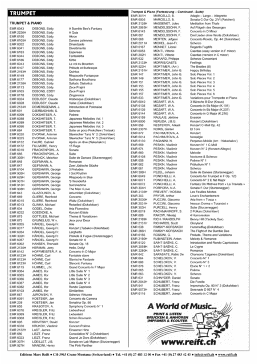 How Great Thou Art Trumpet Duet scores gallery preview page 7
