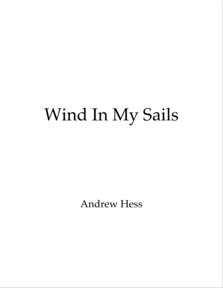 Wind In My Sails Large Ensemble scores gallery preview page 1