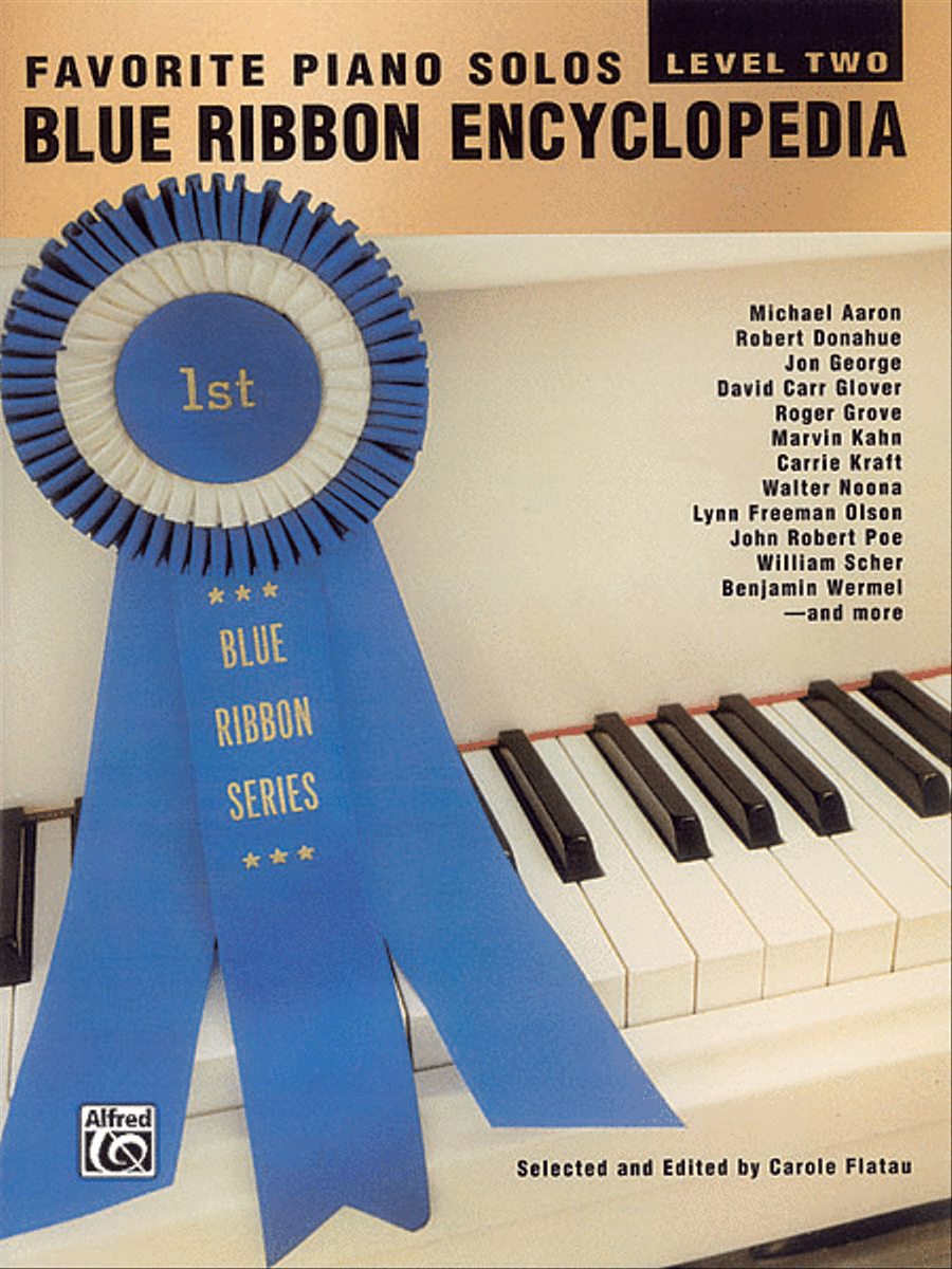 Blue Ribbon Encyclopedia Favorite Piano Solos Easy Piano scores gallery preview page 1