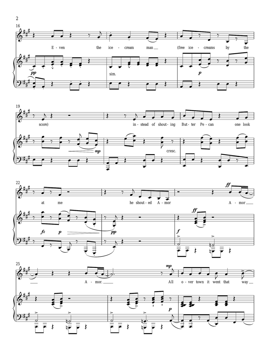 Amor Low Voice scores gallery preview page 2