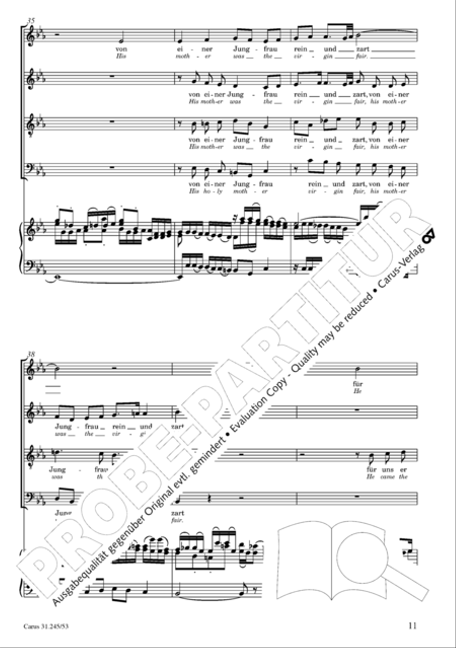 St. John Passion (Johannes-Passion) 4-Part scores gallery preview page 12