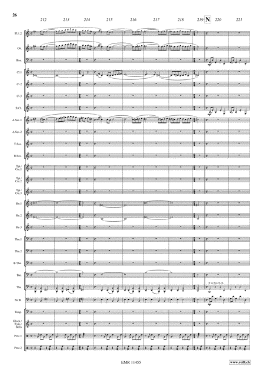 Ben Hur Suite Concert Band scores gallery preview page 27