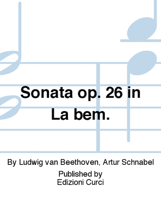 Sonata op. 26 in La bem.