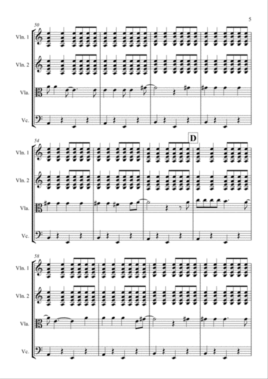 I Wanna Be Like You I Wanna Be Like You String Quartet scores gallery preview page 5