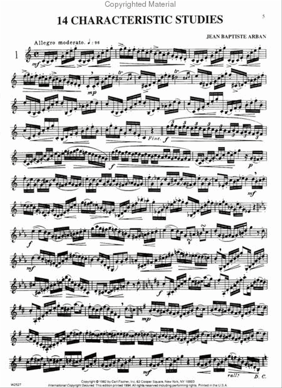 14 Characteristic Studies Cornet scores gallery preview page 2