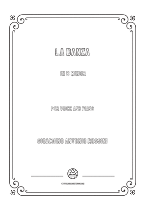 Book cover for Gioachino-La Danza in b minor,for Voice and Piano