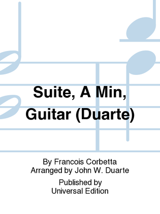 Book cover for Suite, A Min, Gtr (Duarte)