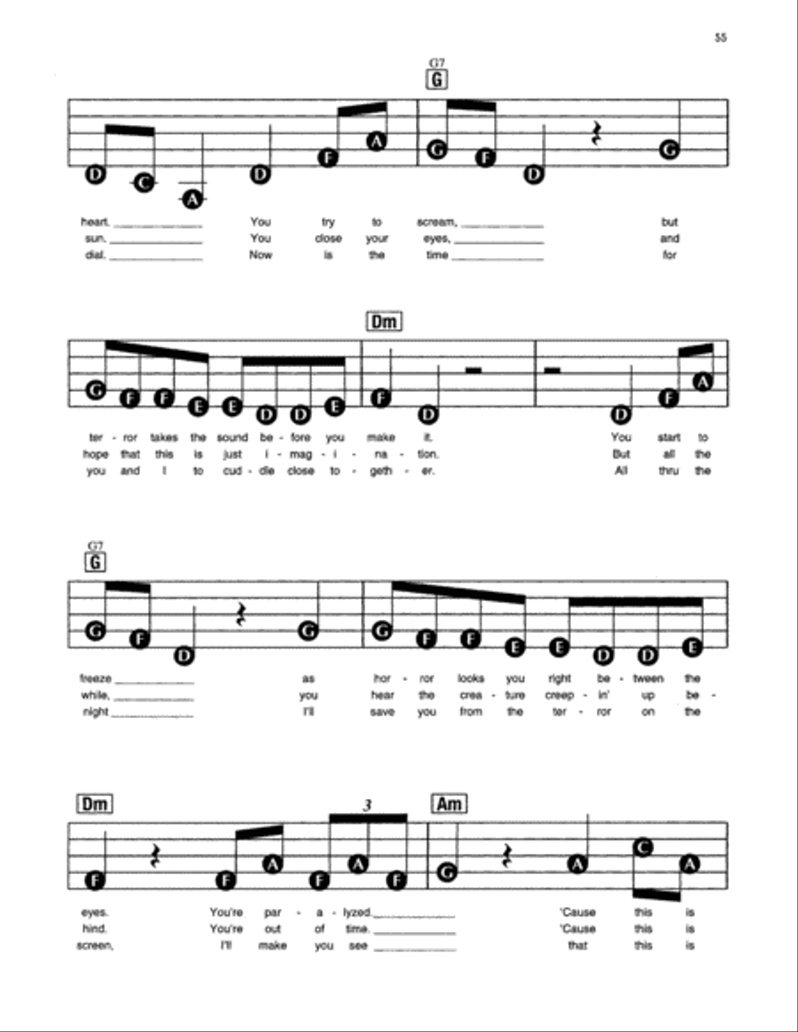 Thriller Thriller Electronic Keyboard scores gallery preview page 2