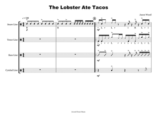 The Lobster Ate Tacos (Drumline Cadence)