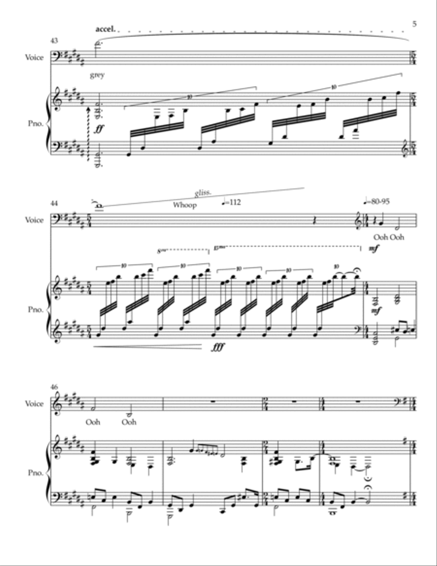 Something in the Water Voice scores gallery preview page 6