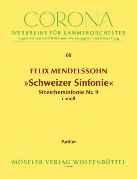 Swiss symphony WoO MWV N9