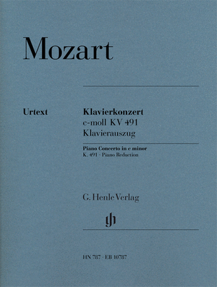 Book cover for Piano Concerto in C minor, K. 491