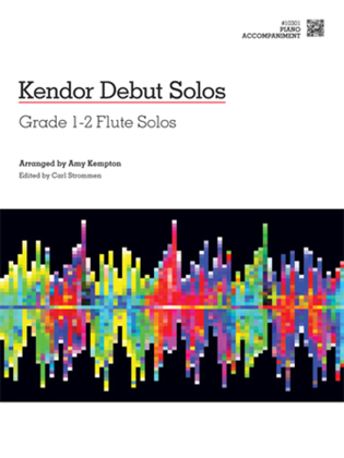 Book cover for Kendor Debut Solos - Flute - Piano Accompaniment