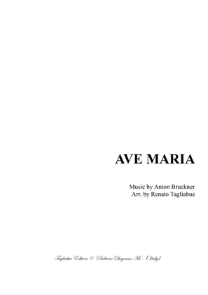 Book cover for AVE MARIA - WAB 5 - Bruckner - For SATB Choir and Organ