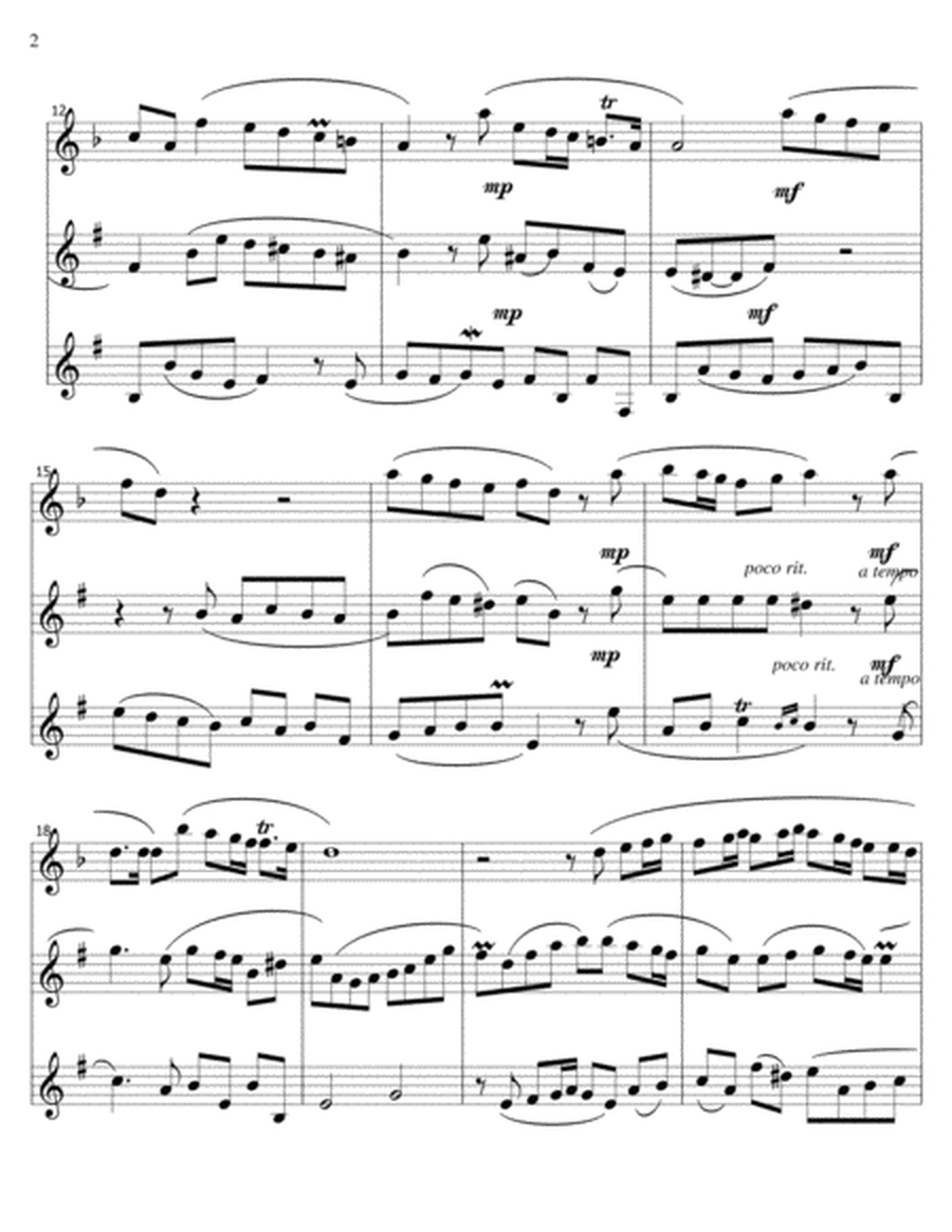 Cara e Dolce-Scarlatti-Woodwind Trio 4 image number null