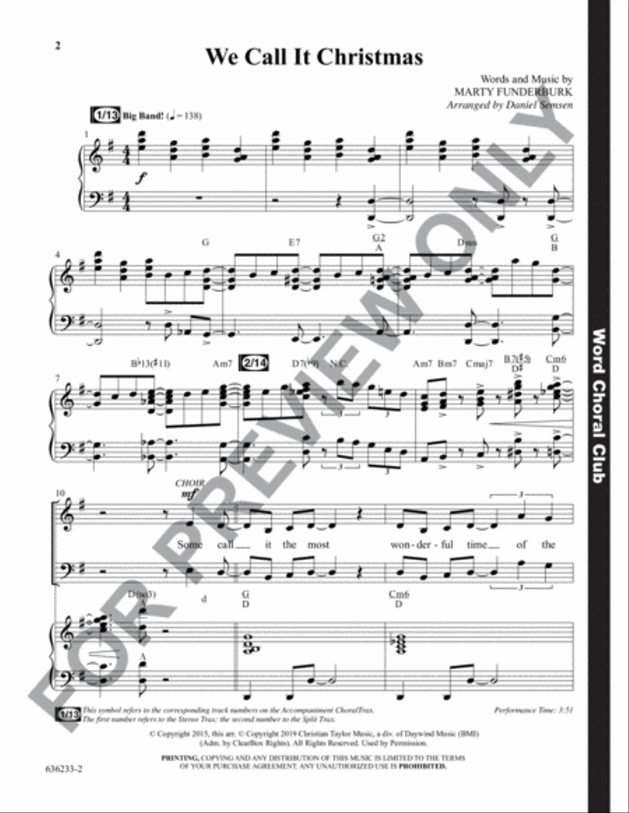 We Call It Christmas - Anthem Choir scores gallery preview page 3