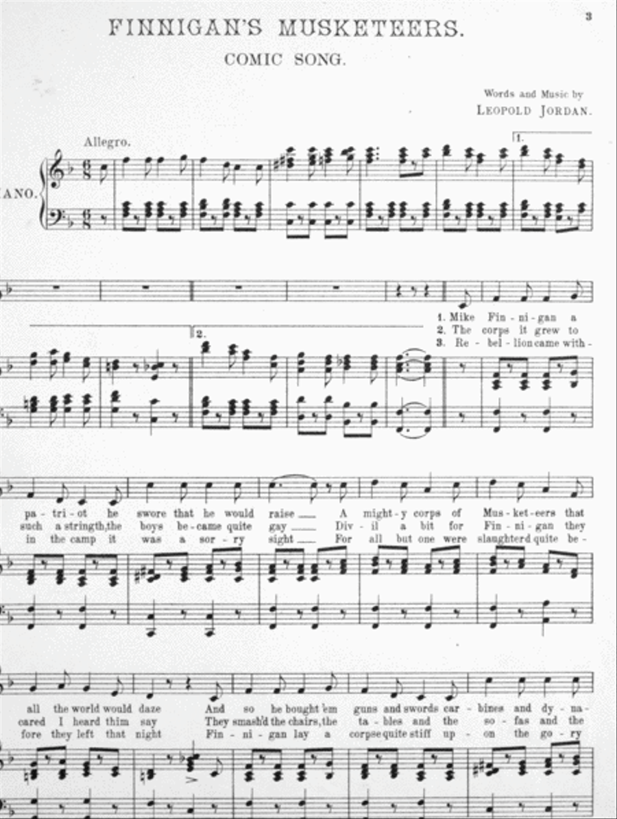 Finnigan's Musketeers Voice scores gallery preview page 2