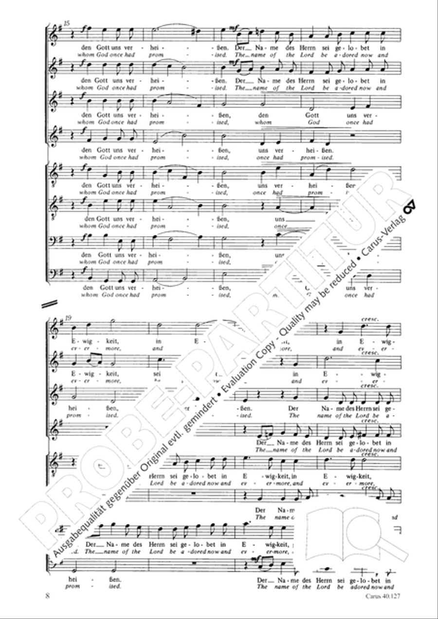 Sechs Spruche zum Kirchenjahr op. 79 Score scores gallery preview page 9