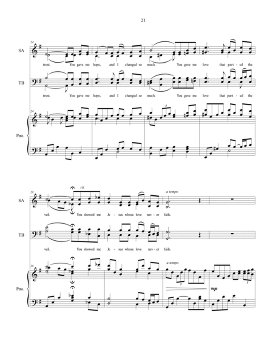 Charity, sacred music for SATB choir image number null